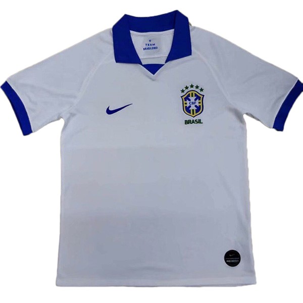 Tailandia Camiseta Brasil Segunda equipo 2019 Blanco